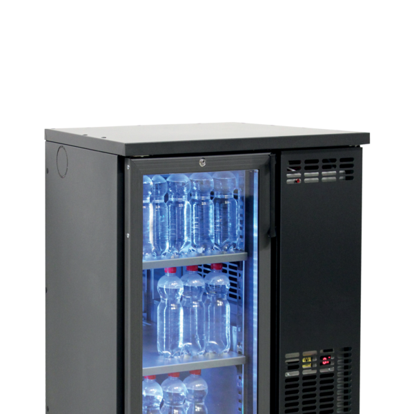 Serrco by TEFCOLD Hoogwaardige barkoeler met led-kleurenverlichting SCL-2GMU+