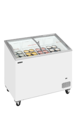 TEFCOLD Diepvrieskist met gebogen glazen schuifdeksels - IC302SCEB - Afbeelding 2