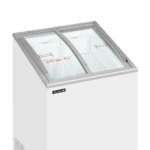 TEFCOLD Diepvrieskist met gebogen glazen schuifdeksels - IC102SCEB