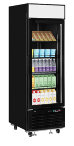 TEFCOLD Elegante zwarte displayvriezer met lichtbak - LGC2500B - Afbeelding 2