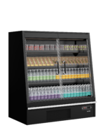 TEFCOLD Lage multideckkoeler met deuren - Galaxy+ GPL14FGD Black - Afbeelding 2