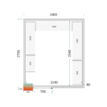 TEFCOLD Professionele koeling - Shelf Rack System Kit