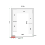 TEFCOLD Professionele koeling - Shelf Rack System Kit