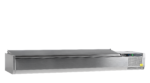 TEFCOLD OPZETKOELING GN1/4 INOX DEKSEL - 10 X GN1/4 - zonder bakjes - VK33-200 S/S LID
