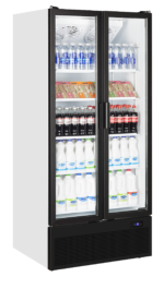 TEFCOLD 2-deurs displaykoeler met scharnierdeuren - FS890H - Afbeelding 2