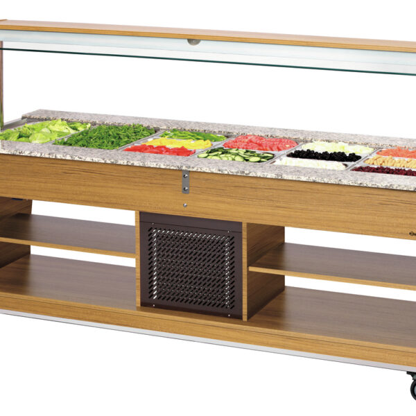 Buffetwagen, koud, 6x 1/1 GN