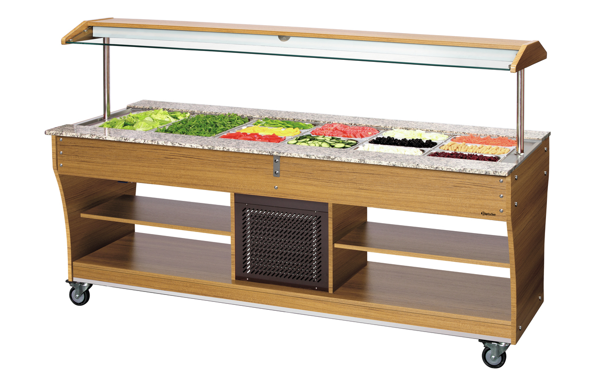 125527 Buffetwagen, koud, 6x 1/1 GN - Afbeelding 1