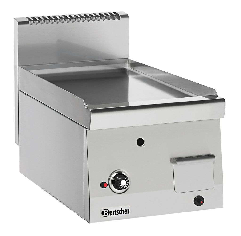 Bartscher Grillplaat Gas 600, B400 glad