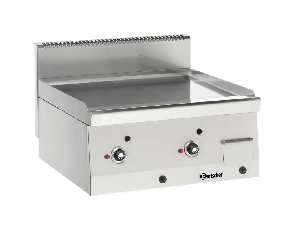 Bartscher Grillplaat Gas 600, B600 glad