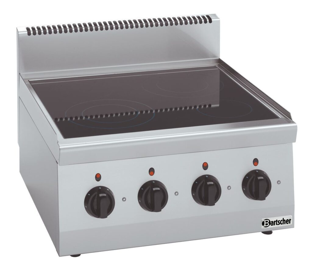 Bartscher Keramisch kooktoestel 600, 4 ZO, TA