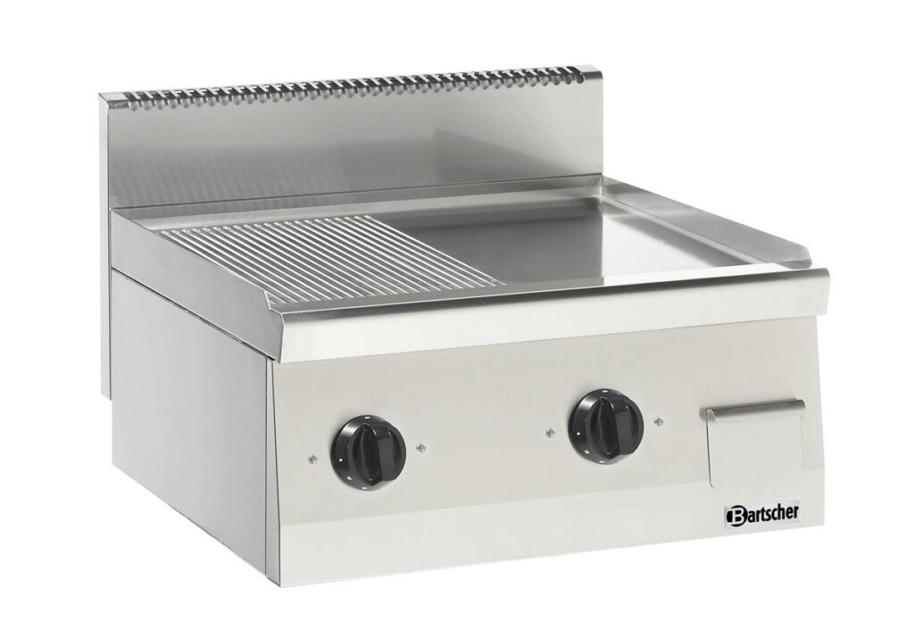 Bartscher Grillplaat 600, B600, 1/2-1/2