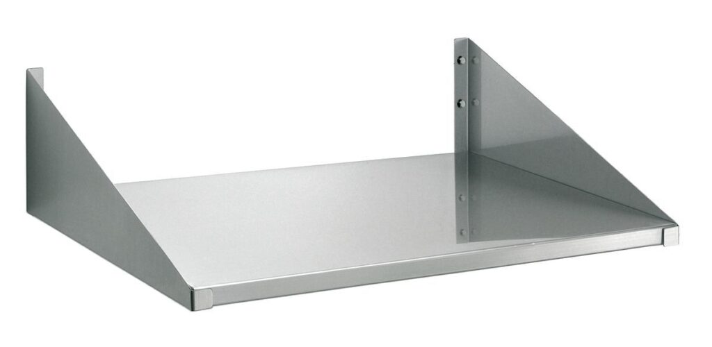 Bartscher Wandplank 520x400mm, CNS