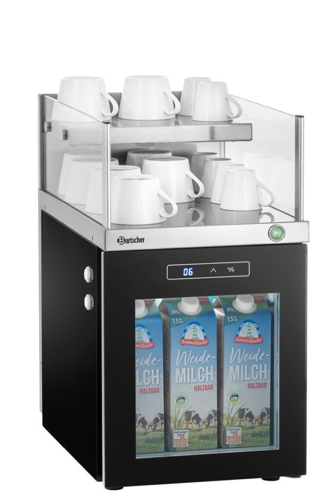Bartscher Melkkoelkast-kopjeswarmer-combi
