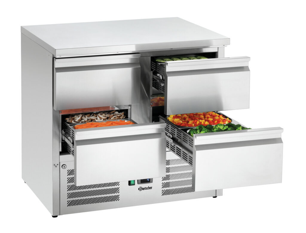 Bartscher Mini-koelwerkbank 900S4