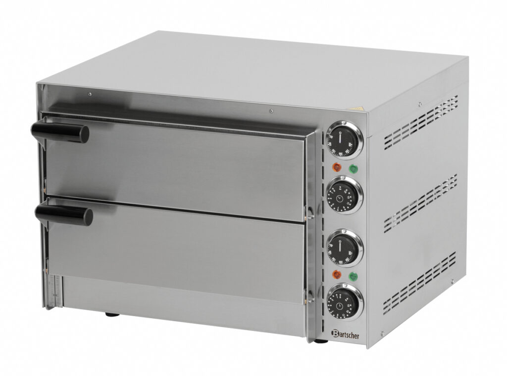 Bartscher Pizzaoven Mini 2, 2 bakruimten