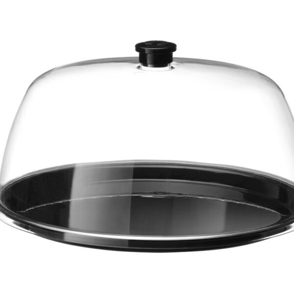 Display tray with lid
