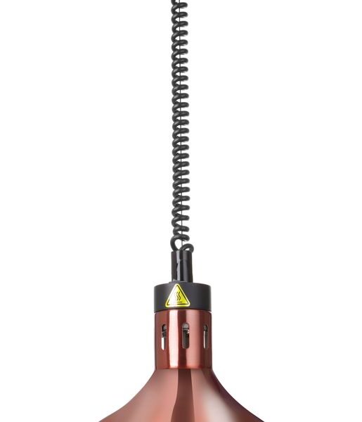 Rise and fall heat lamp
