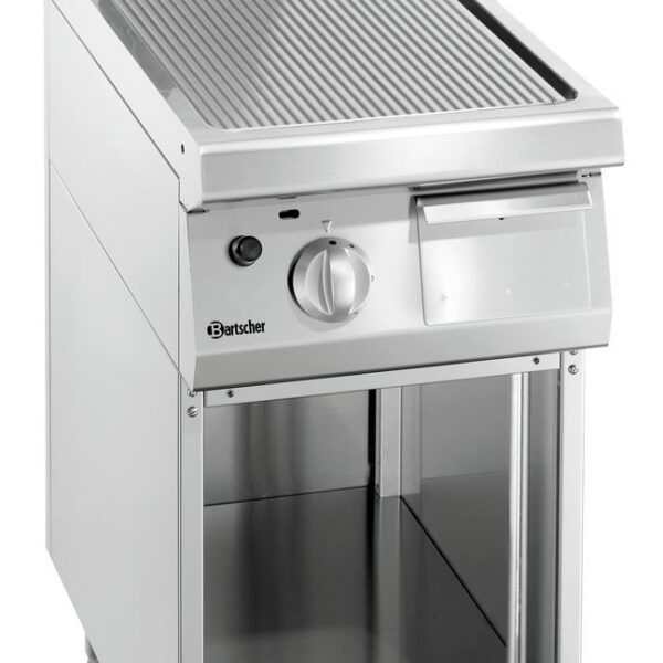 Bartscher Grillplaat Gas 700,B400, geribbeld