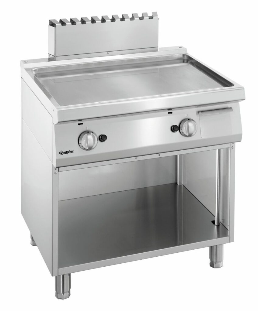 Bartscher Grillplaat Gas 700, B800, glad