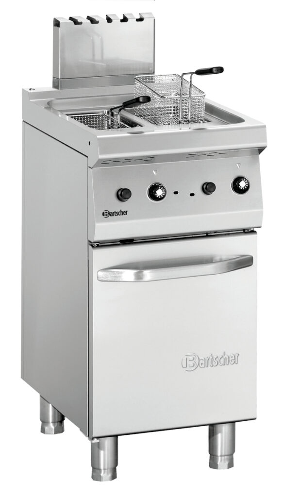 Bartscher Friteuse Gas, 700, B400, 2x7L