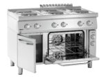 Elektrisch fornuis 700, B1200, 6PL, EBO