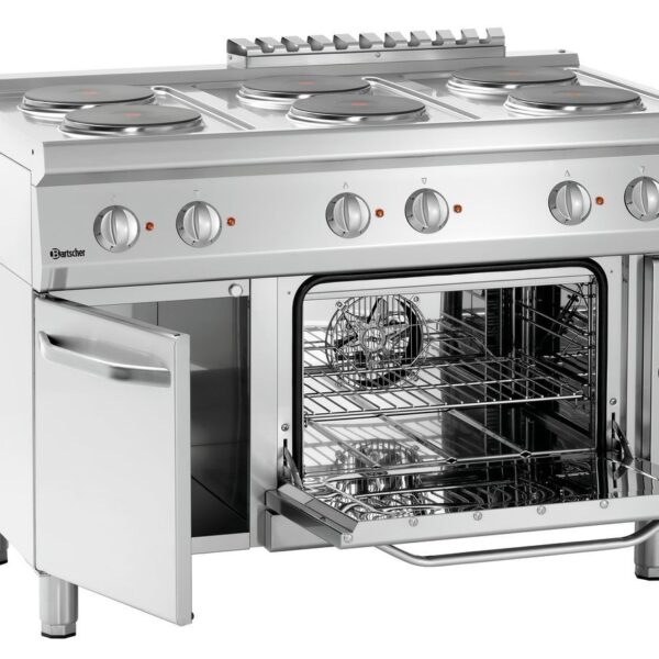 Elektrisch fornuis 700, B1200, 6PL, EBO