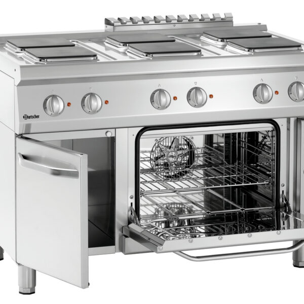 Elektrisch fornuis 700, B1200, 6PL, EBO