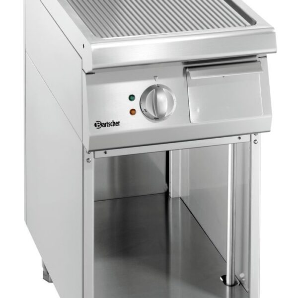 Bartscher Grillplaat 700, B400, geribbeld