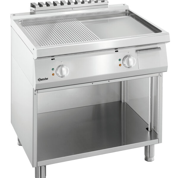 Bartscher Grillplaat 700, B800 1/2-1/2, OO