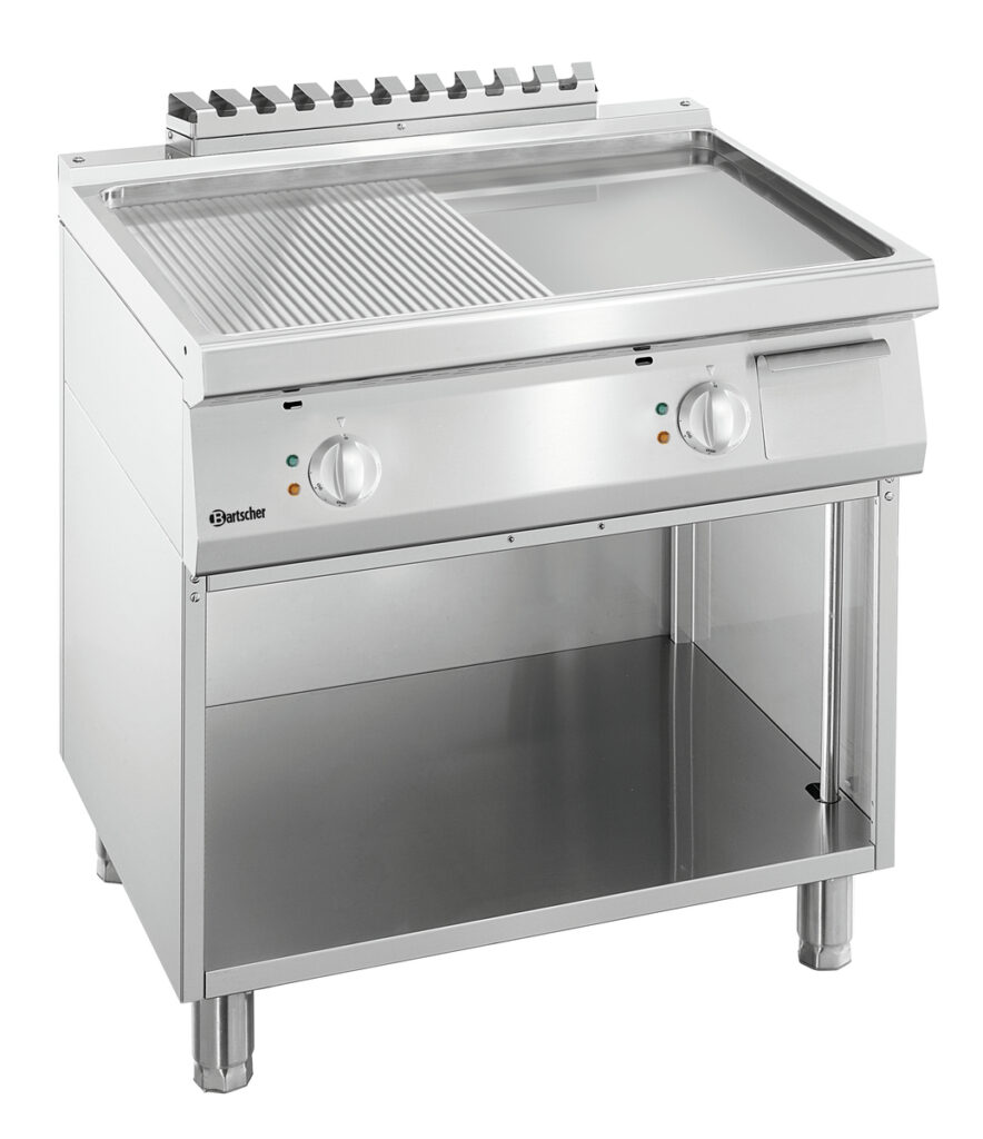 Bartscher Grillplaat 700, B800 1/2-1/2, OO