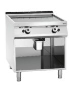 Gas grillplaat, glad