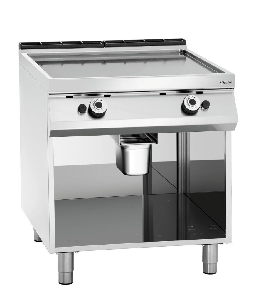 Bartscher Gas grillplaat, glad