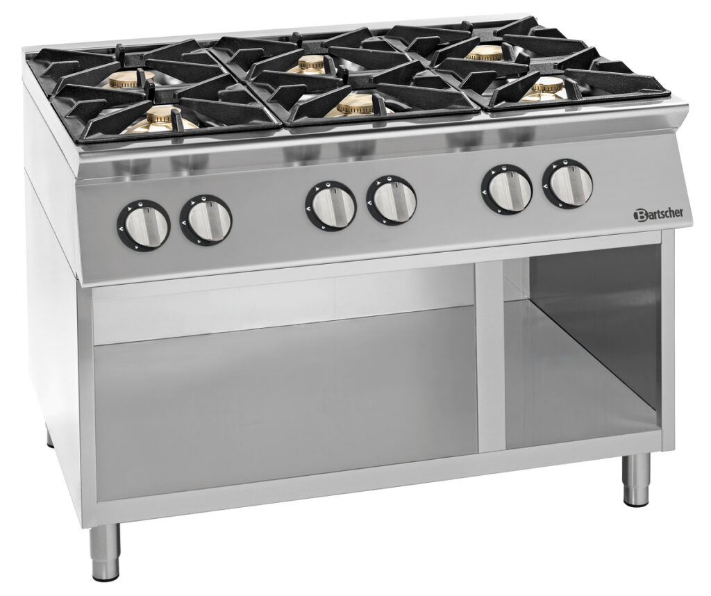 Bartscher Gasfornuis 900 6 branders OU