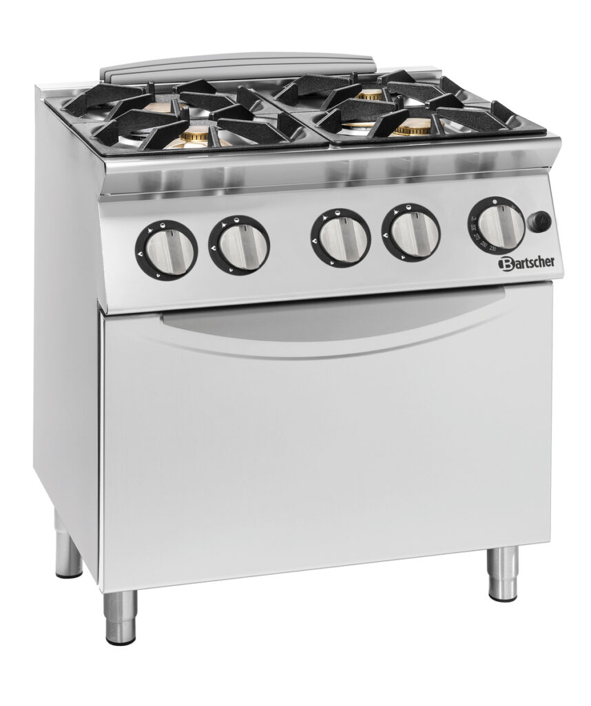 Bartscher Gasfornuis 900 4 branders GBO