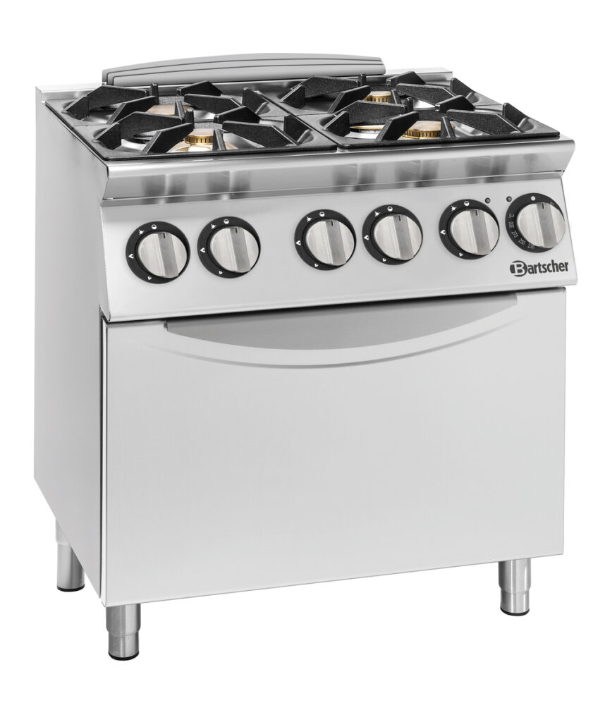 Bartscher Gasfornuis 900 4 branders EBO