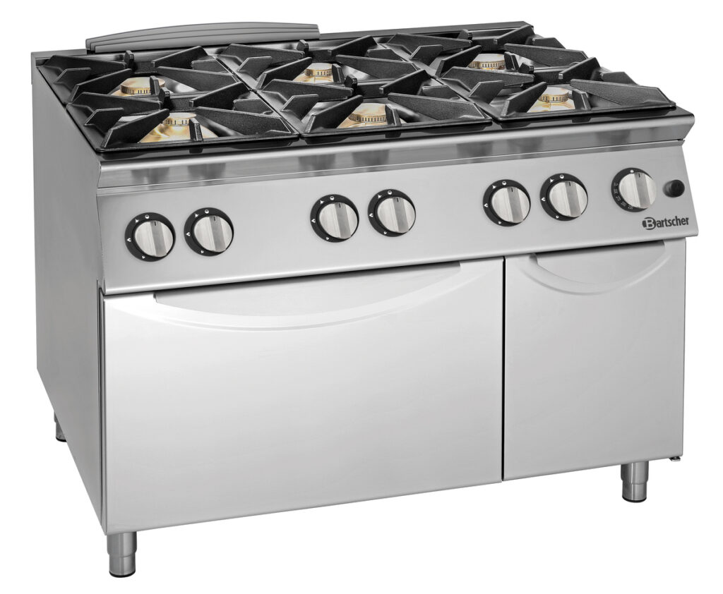 Bartscher Gasfornuis 900 6 branders GBO