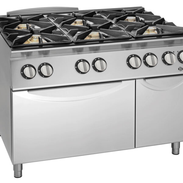 Gasfornuis 900 6 branders EBO