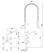 Voorspoeldouche 40L-1802B - Afbeelding 5