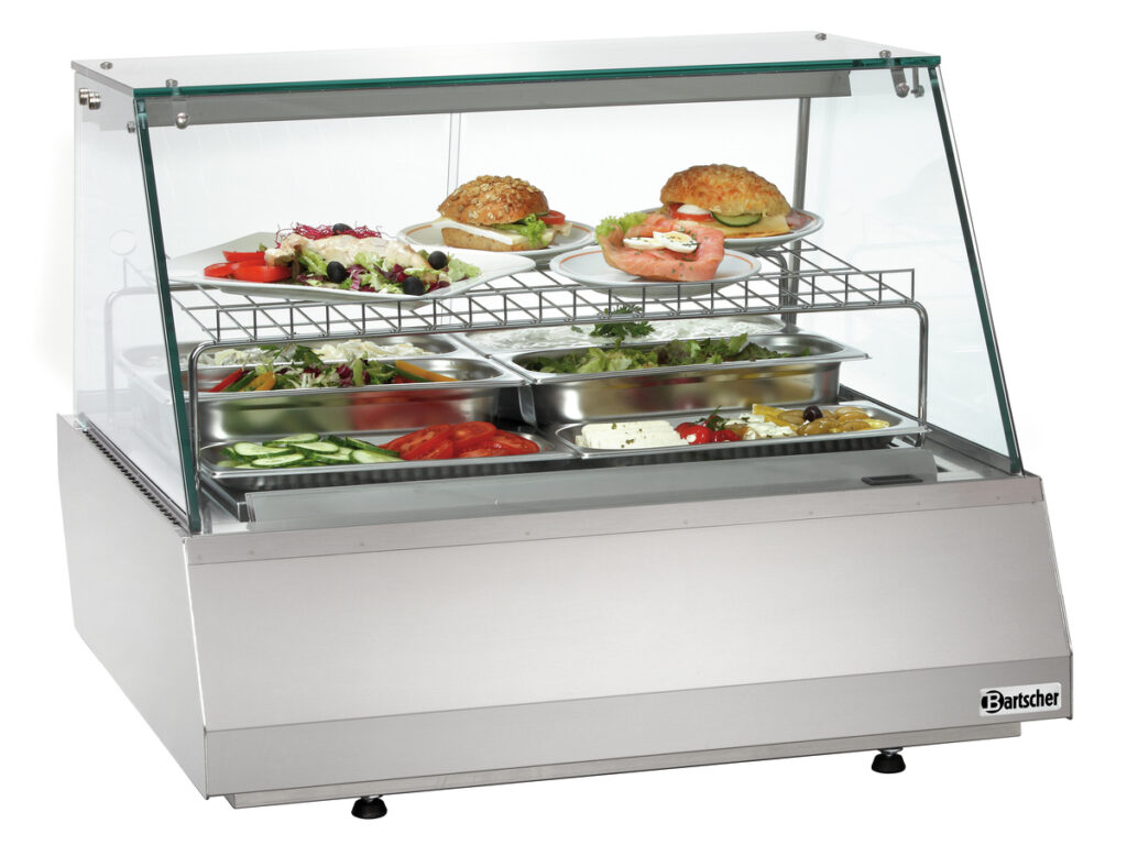 Bartscher Koelvitrine 2/1 GN, rechte ruit