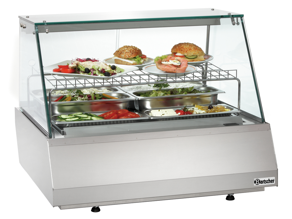 406055_1 Koelvitrine 2/1 GN, rechte ruit - Afbeelding 1