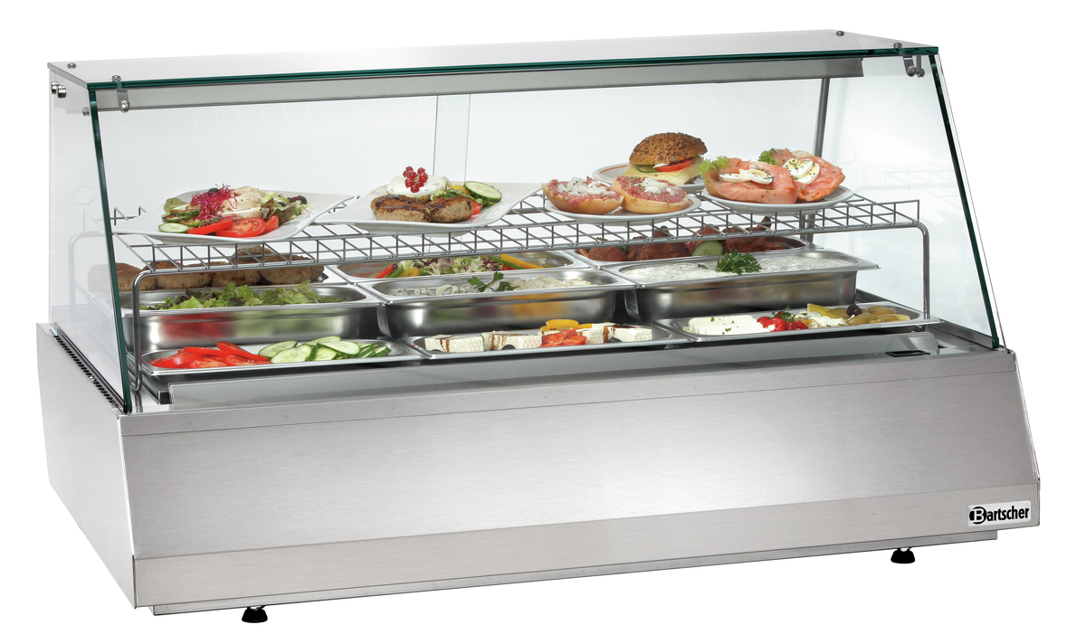 406056_1 Koelvitrine 3/1 GN, rechte ruit - Afbeelding 1