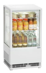 Mini-koelvitrine 58L, wit - Afbeelding 2