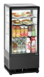 Mini-koelvitrine 78L, zwart - Afbeelding 2