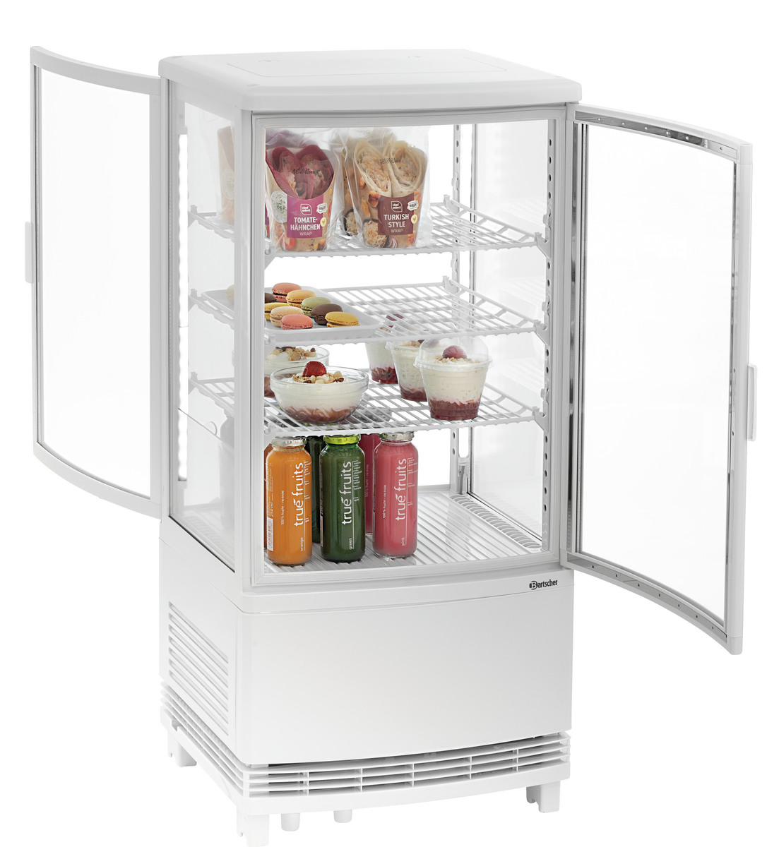 700287_2 Mini-koelvitrine 75L2T wit - Afbeelding 1