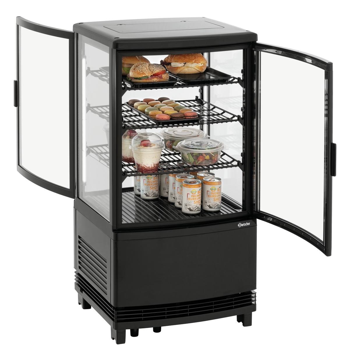 700358GV1_2 Mini-koelvitrine 64L2T zwart - Afbeelding 1
