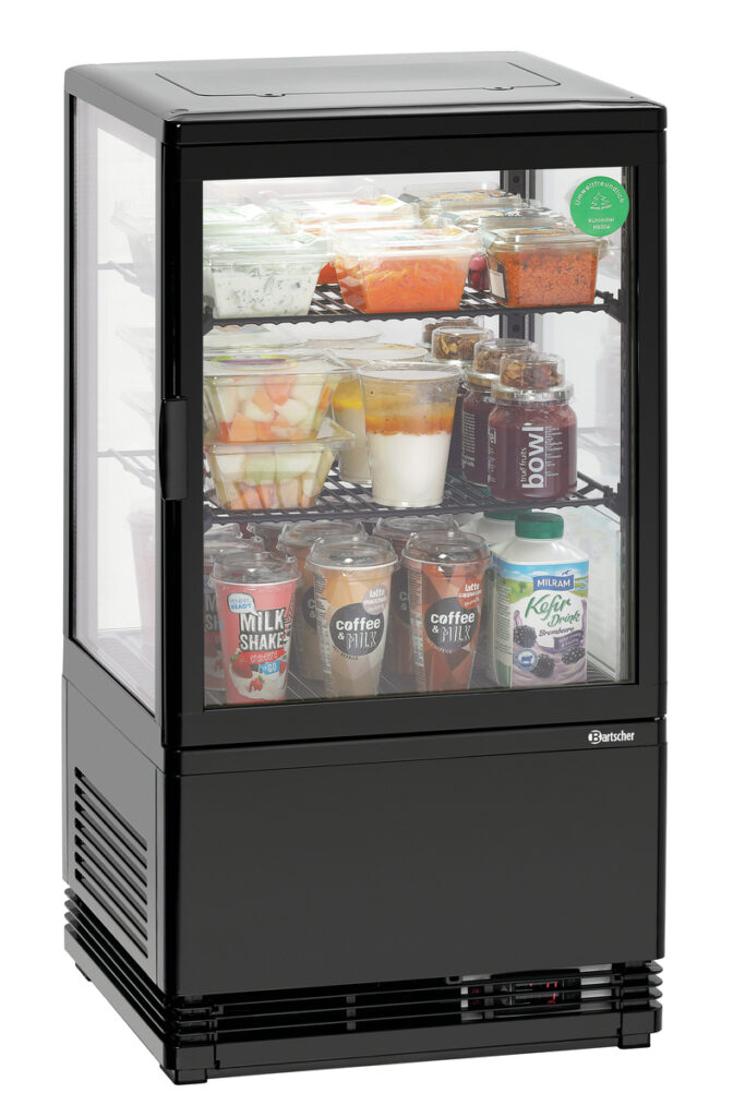 Bartscher Mini-koelvitrine 58L-SW
