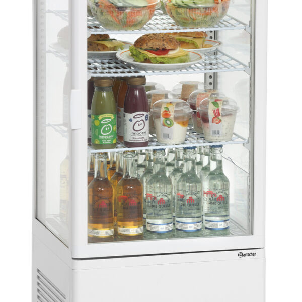 Mini-koelvitrine 78L, wit