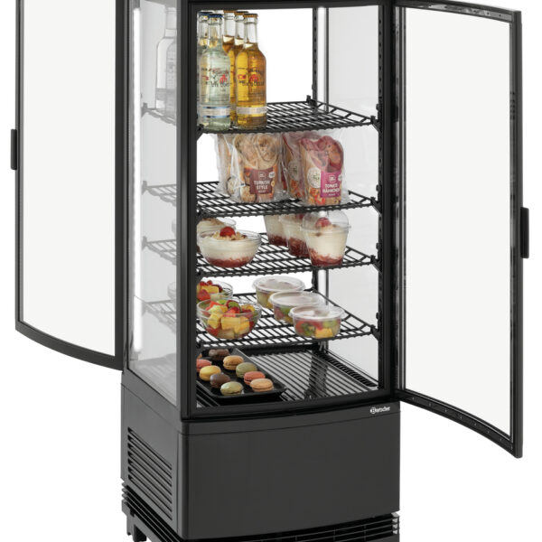 Mini-koelvitrine 98L2T zwart