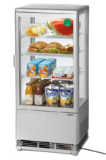 Mini-koelvitrine 78L, zilver - Afbeelding 2