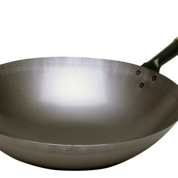 Wokpan staal, 360mm